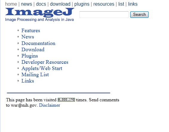 ImageJ - Web page